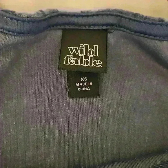 Wild Fable | Blue Velvet Mini Dress | size XS - Picture 7 of 10